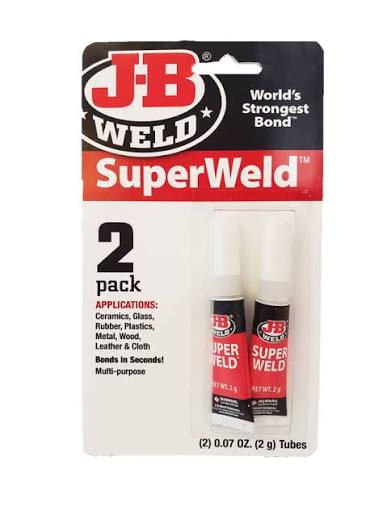 JB Weld SuperWeld Super Glue Twin Pack 33102