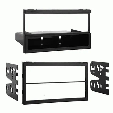 Universal Single & Double DIN Dash Kit for Mazda Multi (1995-2005) & Ford Escape (2001-2005) - Black