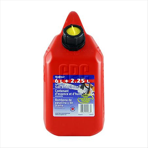 SCEPTER FUEL CONTAINER DUAL 2STROKE/FUEL 6L OIL 2.25L