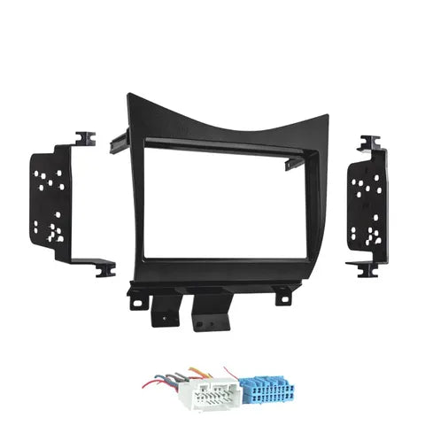 Honda Accord 2003-2007 Double DIN Lower Dash Kit | Black Facia Panel & Installation Kit