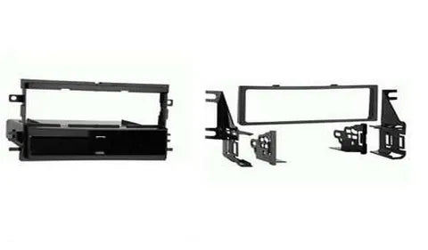 Ford Explorer F-150 Mustang 1995-2014 Single DIN Dash Kit | Black Trim Panel | Universal Ford Installation