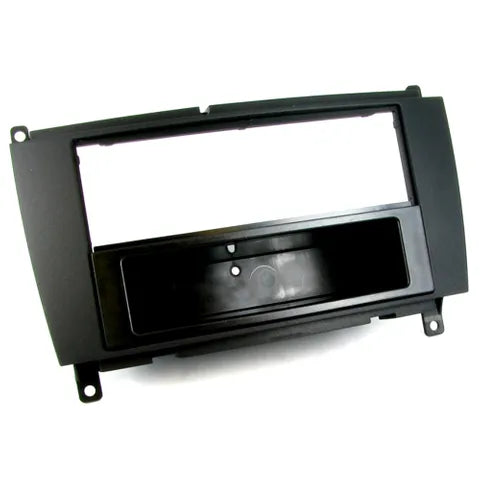 Single DIN Dashboard Radio Installation Kit for Mercedes-Benz CLK-Class (W209) 2004-2009 - Black