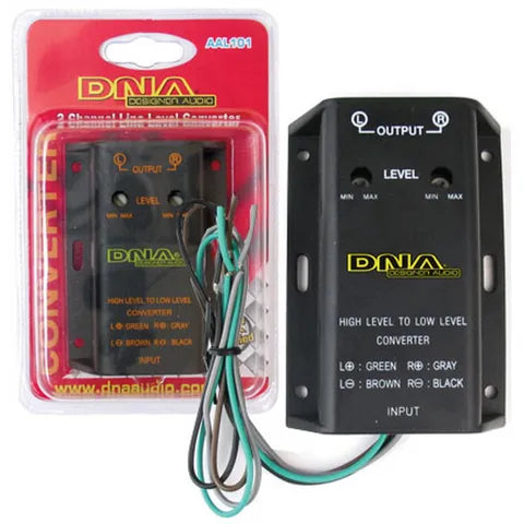 DNA 2-Channel Adjustable Line Output Converter (LOC) | High to Low Level Converter