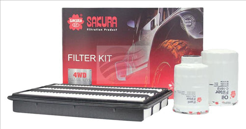Sakura FILTER KIT OIL AIR FUEL MITSUBISHI PAJERO NS NT NW K-10020