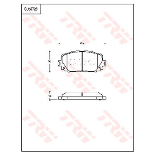 TRW Brake Pad Set