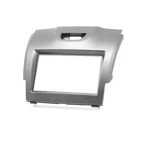 Holden Colorado Isuzu D-Max 2012-2016 Double DIN Dash Kit | Grey Facia Panel for Radio Installation