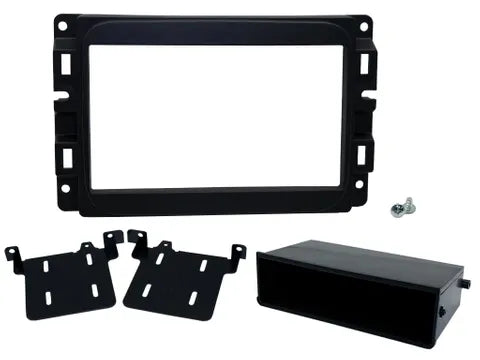 Dodge Ram 2013â€‘2021 Dash Kit | Black Double DIN Facia & Radio Installation Panel
