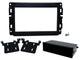 Dodge Ram 2013â€‘2021 Dash Kit | Black Double DIN Facia & Radio Installation Panel