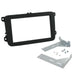 Volkswagen / Skoda 2003â€‘2016 Double DIN Dash Kit | Black Facia Panel & Installation Kit