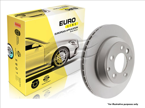 EURO-LINE BRAKE DISC ROTOR PAIR BDR16135EL
