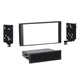 Subaru Impreza / Forester / WRX / XV 2012â€‘2015 Dash Kit (Nonâ€‘Nav) | Black Double DIN Facia
