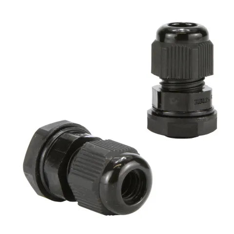 12mm Nylon Cable Gland | PG 13.5 Thread | IP68 Waterproof | 10-Pack