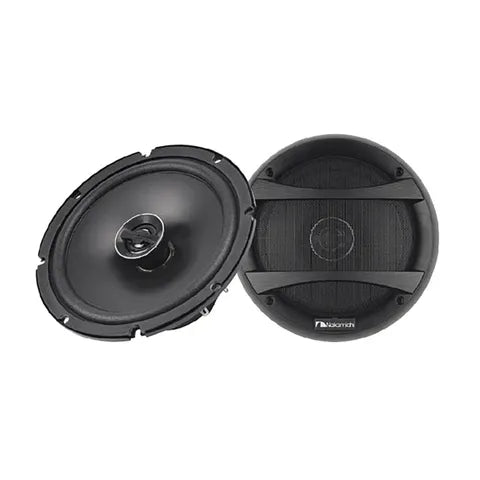 Nakamichi 6.5" 2-Way Coaxial Car Speakers | 250W Peak Power | 80W RMS | Pair