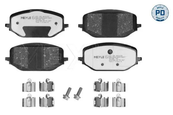 MEYLE PREMIUM FRONT DISC PAD SET CITROEN PEUGOET OPEL - 0252658819/PD
