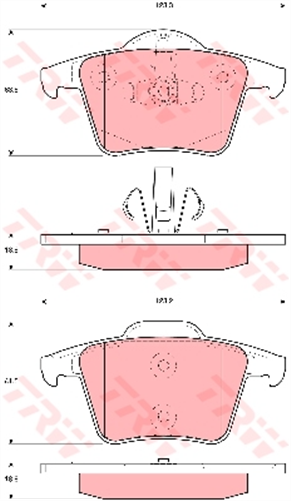 TRW Brake Pad Set (DB1659)