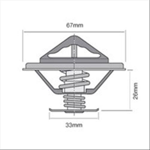 TRIDON THERMOSTAT HIFLOW 82'