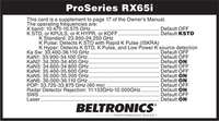 Beltronics RX65i NZ Spec Radar Dedector