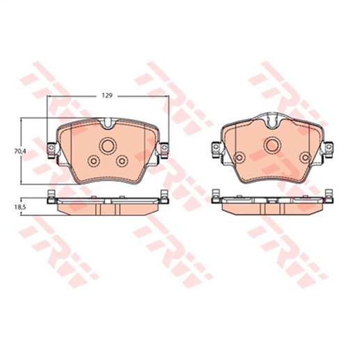 TRW Brake Pad Set