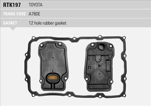 RYCO TRANS KIT - LEX/TOY A760E 07&GT; RTK197
