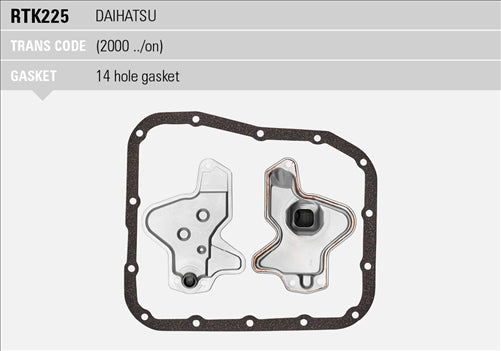 RYCO TRANS KIT - DAIHATSU 02-07 RTK225