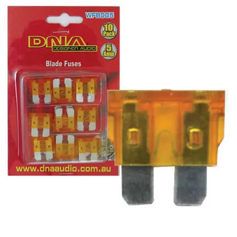 Standard ATO Blade Fuses | 5 Amp (10-Pack)