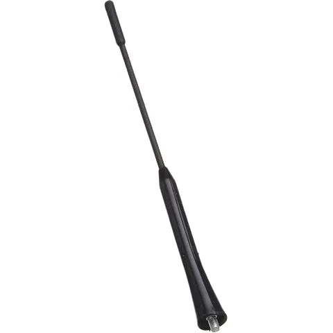 Japanese Antenna Replacement Mast | 227mm | M5 External Thread | Chrome/Black