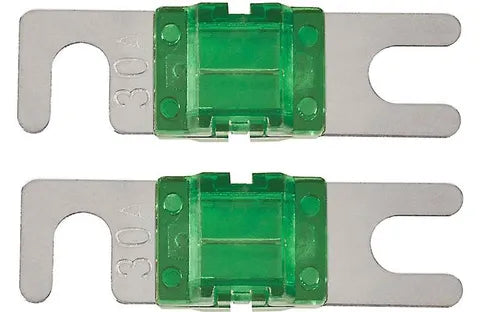 T-Spec Mini ANL Fuse 30 Amp (2-Pack) | Low-Profile High-Current Fuse