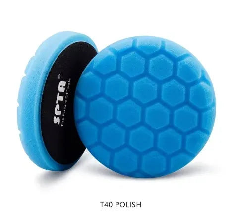 Foam Pad Hook & Loop 75mm â€“ T40 Polish Blue | Professional Polishing Pad