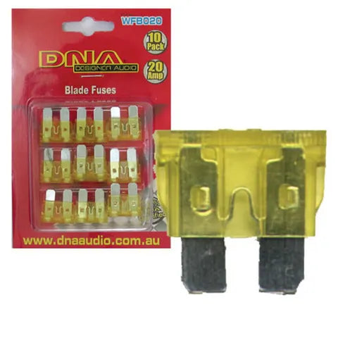 Standard ATO Blade Fuses | 20 Amp (10-Pack)