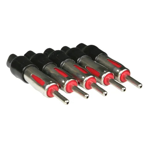 Universal Antenna Connector Kit | Standard Male DIN Solder-on (5-Pack)