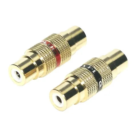 Raptor Gold-Plated Female Spade Connectors | Insulated | Pair