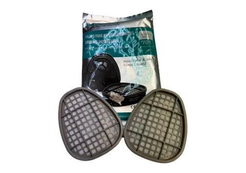 Iwata 2Spray Half Mask Replacement Filters A1 â€“ Pair for Respiratory Protection
