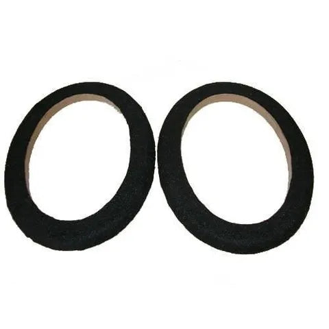 6"x9" Speaker Spacer | 36mm (1.4") Thick | Black Carpet | Pair