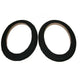 6"x9" Speaker Spacer | 36mm (1.4") Thick | Black Carpet | Pair