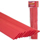 25mm Red Heat Shrink Tubing (10 Pack) | 3:1 Shrink Ratio, 300mm Length
