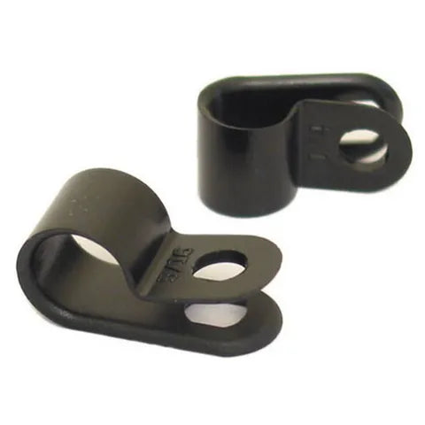 7.9mm P-Clip Cable Clamps | Nylon | 100-Pack