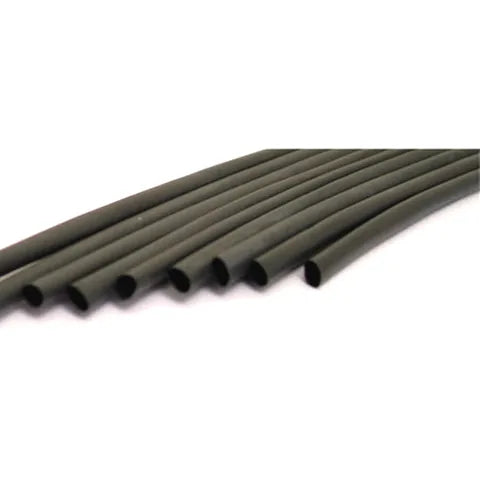 2mm Black Heat Shrink Tubing (10 Pack) | 2:1 Shrink Ratio, 300mm Length
