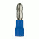 Blue Male Bullet Connectors | 100-Pack | Insulated 16-14 AWG Terminals