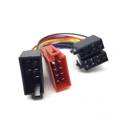 Universal Car Stereo ISO Wiring Harness Extension | Female Socket to Male Plug