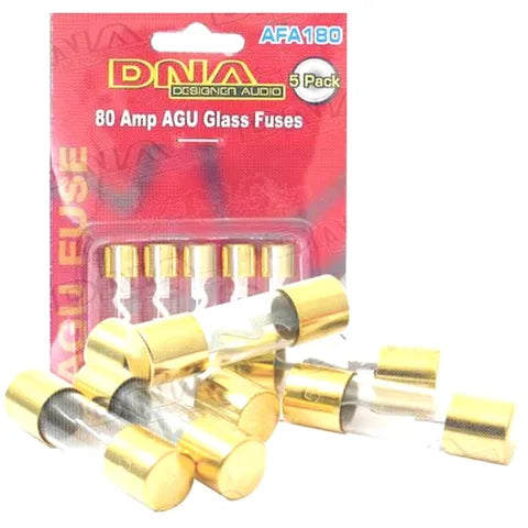 AGU Gold Fuses 80 AMP (5-Pack)