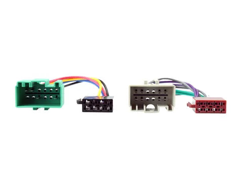 Volvo 1997-2016 Wiring Harness | Grey & Green 2-Plug Radio Adapter