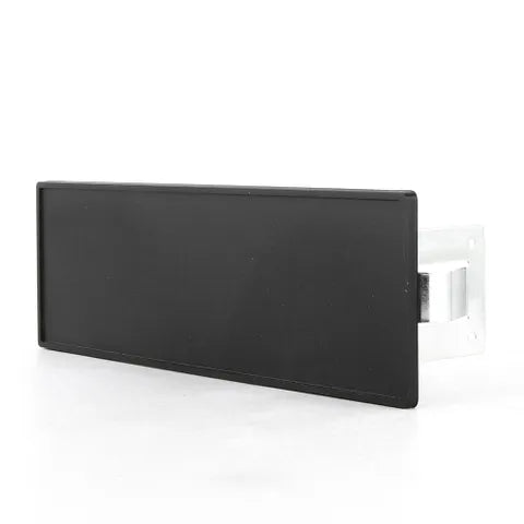 Universal Single DIN Blanking Panel | Stereo Slot Cover | Black
