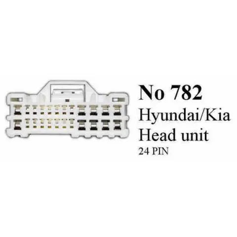 Hyundai / Kia 24-Pin Head Unit Harness Adapter | ISO/Radio Connection
