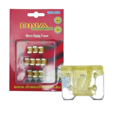 Micro Blade Fuses | Low Profile 20 Amp ATT (10-Pack)
