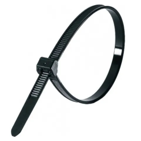 Cable Ties 150mm x 3.6mm, Black, 100-Pack