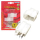 2-Way T-Plug Connector Kit with Pins (2-Pack) | Waterproof Electrical Joiner