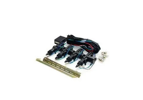 Mongoose Central Door Locking Kit â€“ 4-Point Universal Actuator Gun Set for 2 & 4 Door Vehicles