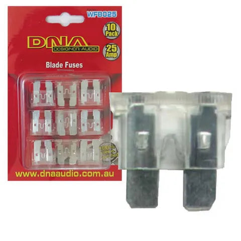 Standard ATO Blade Fuses | 25 Amp (10-Pack)