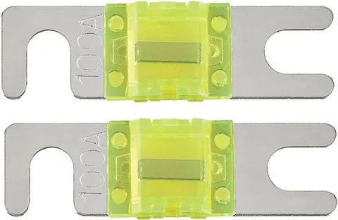 T-Spec Mini ANL Fuse 100 Amp (2-Pack) | Low-Profile High-Current Fuse
