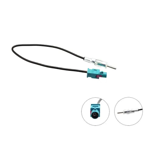 European to Standard Male DIN Antenna Adapter | 2002+ Vehicle Adapter
